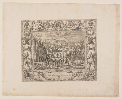 Gennaio, da I dodici mesi da Pieter van der Borcht