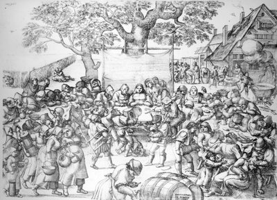 Il banchetto di nozze, 1560 da Pieter van der Borcht