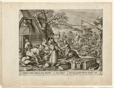 Autunno, dalle Quattro Stagioni da Pieter van der Heyden