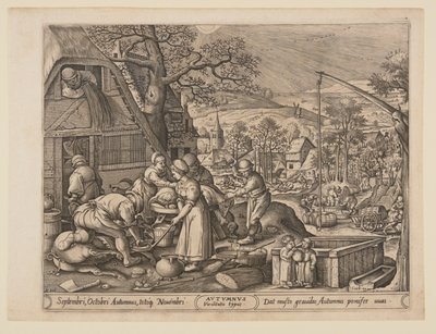 Autunno, da Le quattro stagioni da Pieter van der Heyden