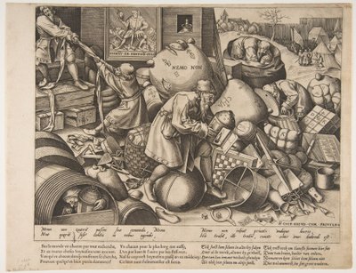 Everyman, ca. 1558 da Pieter van der Heyden