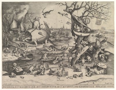 Pazienza Patientia, 1557 da Pieter van der Heyden