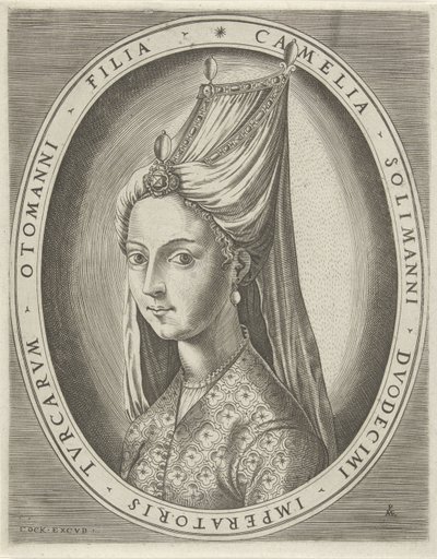 Ritratto di Camalia, figlia di Solimano I il Magnifico da Pieter van der Heyden