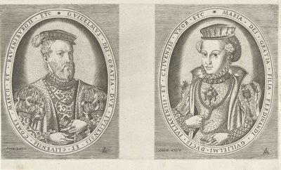 Ritratti di Guglielmo II, duca di Gheldria, e di Maria d