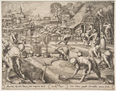 Primavera da Le Stagioni, 1570 da Pieter van der Heyden