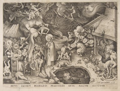 San Giacomo e il mago Ermogene, 1565 da Pieter van der Heyden