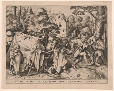 La sposa sporca, ovvero il matrimonio di Mopsus e Nisa da Pieter van der Heyden
