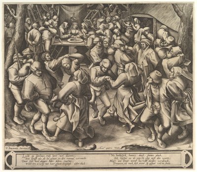 La danza nuziale del contadino da Pieter van der Heyden