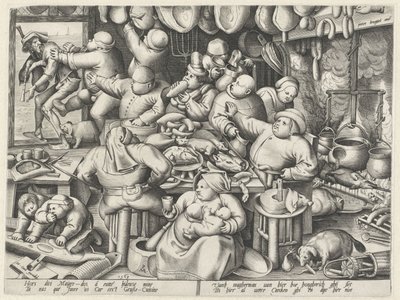 Cucina grassa da Pieter van der Heyden
