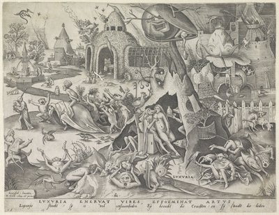 Lussuria (De zeven hoofdzonden) da Pieter van der Heyden