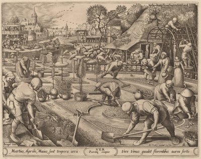 Primavera da Pieter van der Heyden after Pieter Bruegel the Elder