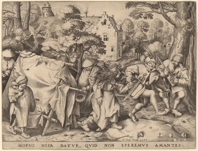 Il matrimonio di Mopsus e Nisa da Pieter van der Heyden after Pieter Bruegel the Elder