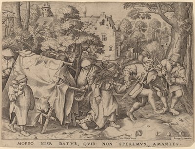 Il matrimonio di Mopsus e Nisa da Pieter van der Heyden after Pieter Bruegel the Elder