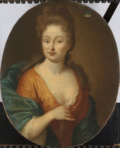 Ritratto di una donna, probabilmente Elisabeth Hollaer, moglie di Theodorus Rijswijk da Pieter van der Werff (attributed to)