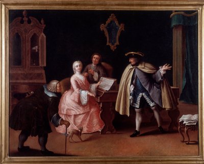La lezione di musica da Pietro (after) Longhi