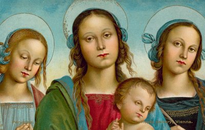 Vergine e Bambino tra i Santi Rosa e Caterina da Pietro (after) Perugino