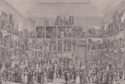 Esposizione al Salon du Louvre nel 1787 da Pietro Antonio Martini