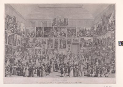 Esposizione al Salon du Louvre nel 1787 da Pietro Antonio Martini