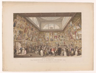 Mostra alla Royal Academy di Londra nel 1787 da Pietro Antonio Martini