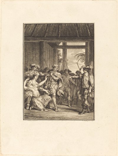 La scoperta del nuovo mondo da Pietro Antonio Martini after Jean Michel Moreau
