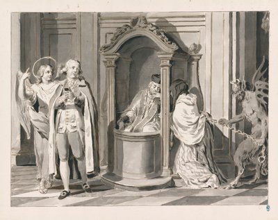 Confessione o Penitenza dai Sette Sacramenti da Pietro Antonio Novelli