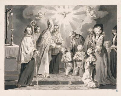 Confermazione da I sette sacramenti da Pietro Antonio Novelli