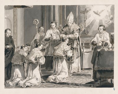 Ordinazione da I sette sacramenti da Pietro Antonio Novelli