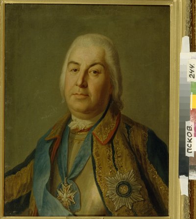 Ritratto del Conte Pyotr Semyonovich Saltykov, 1760 da Pietro Antonio Rotari