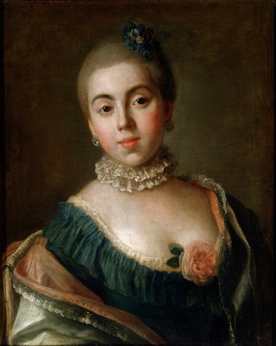 Ritratto della contessa Anna Golitsyna, baronessa Stroganova, 1759 da Pietro Antonio Rotari
