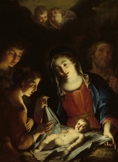 La Madonna che Adora il Bambino Gesù da Pietro Antonio Rotari