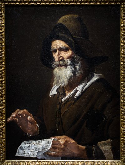 Un vecchio cantante da Pietro Bellotti