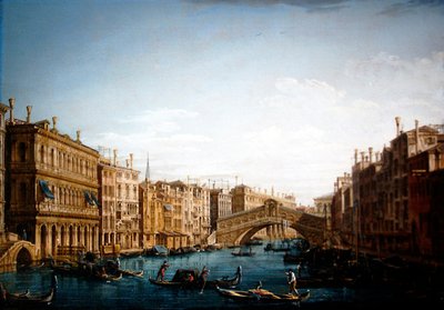 Il Canal Grande verso Nord verso il Ponte di Rialto da Pietro Bellotti