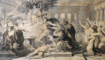 Morte di Priamo da Pietro Benvenuti