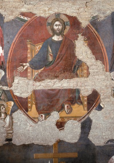 Il Giudizio Universale: Cristo trionfante. (dettaglio) da Pietro Cavallini