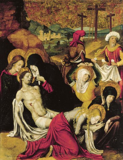 Deposizione di Cristo o Pietà di Tangeri da Pietro Cavaro