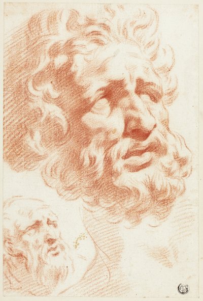 Due teste barbute da Pietro Dandini