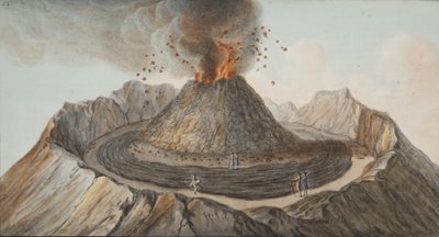 Tavola IX da Campi Phlegraei: Osservazioni sui vulcani delle due Sicilie di William Hamilton, 1776 da Pietro Fabris