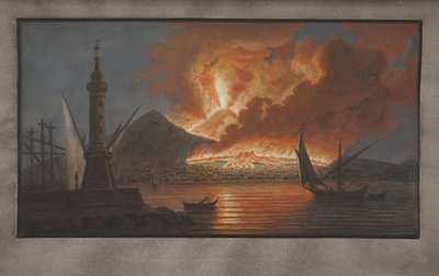 Tavola VI da Campi Phlegraei: Osservazioni sui vulcani delle due Sicilie di William Hamilton, 1776 da Pietro Fabris