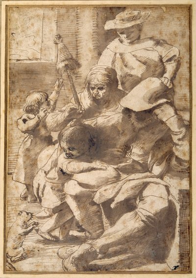 Gruppo familiare in un interno da Pietro Faccini