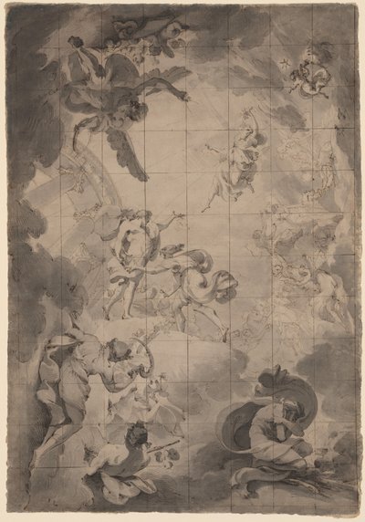 Studi di Aurora e Apollo da Pietro Fancelli
