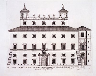 Palazzo Serenissima, Casa Medici, sulla Collina del Pincio, Roma, da 