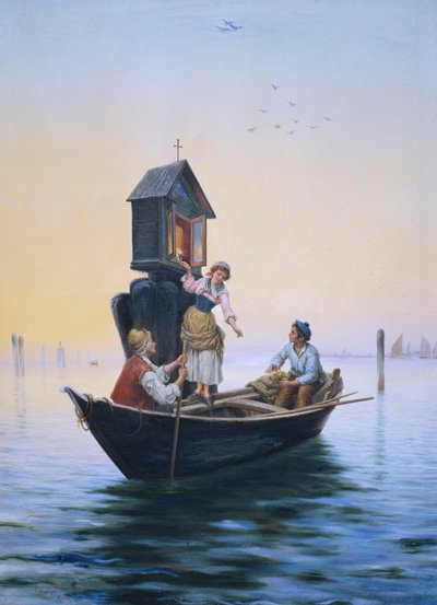 Presso un santuario veneziano da Pietro Gabrini