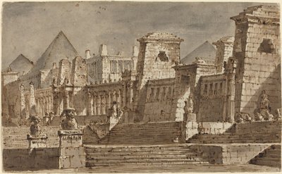 Scenografia egiziana da Pietro Gonzaga