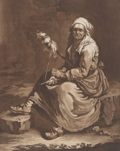 La vecchia lavoratrice da Pietro Jacopo Palmieri