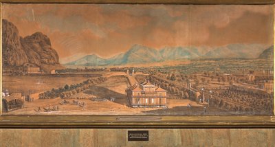 Veduta della Villa Favorita e del Palazzo Cinese da Pietro Junior Martorana