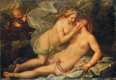 Giove nelle sembianze di Diana e la ninfa Callisto da Pietro Liberi