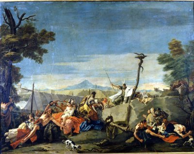 Il serpente di bronzo (XVIII secolo) da Pietro Ligari