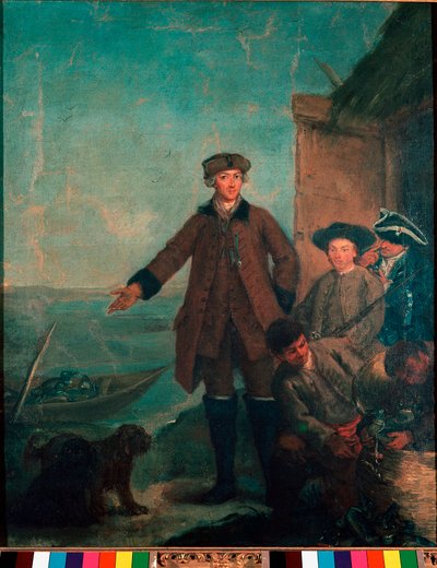 Caccia alle anatre nella laguna da Pietro Longhi