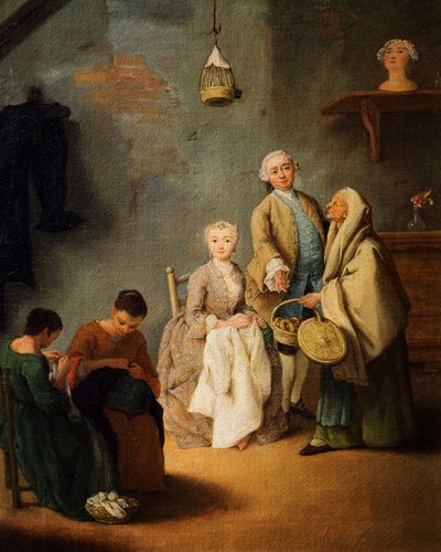 Laboratorio di ricamo da Pietro Longhi