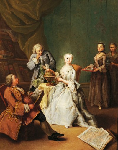 Lezione di geografia da Pietro Longhi